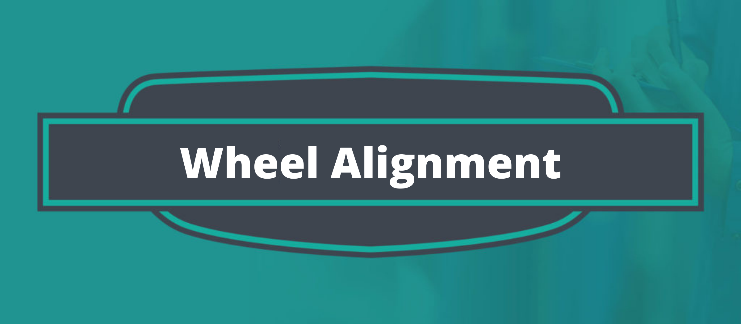 Wheel Alignment Banner